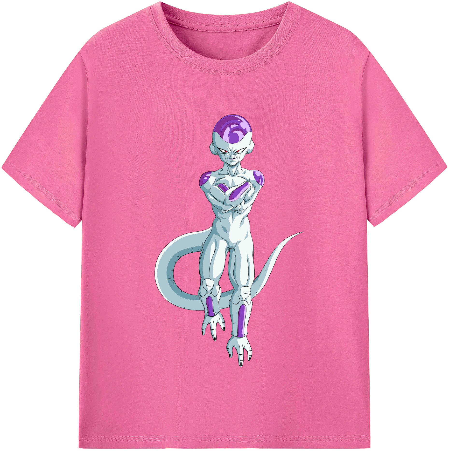 （画像用） ドラゴンボール フリーザ DRAGON BALL Frieza レディースカジュアルプリントTシャツ（綿100％）